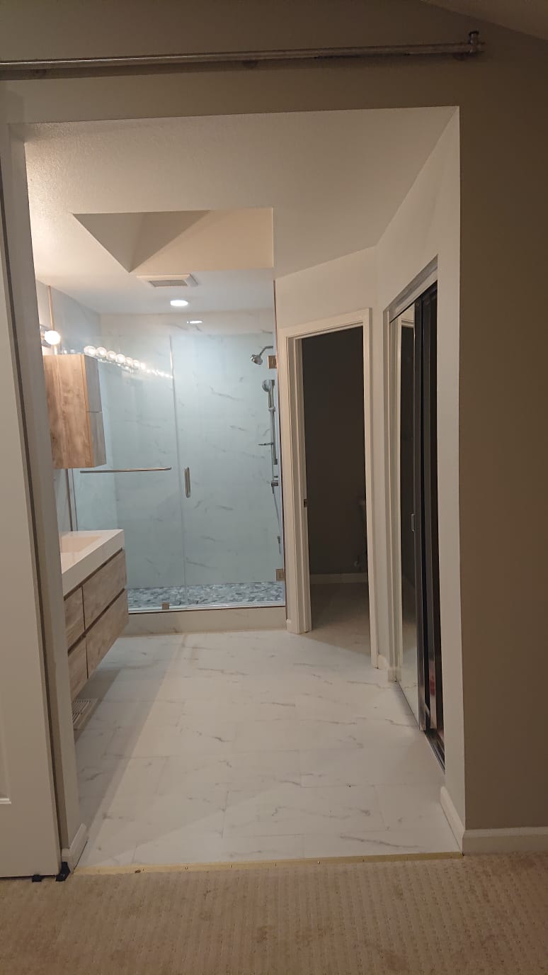 Master bathroom remodel