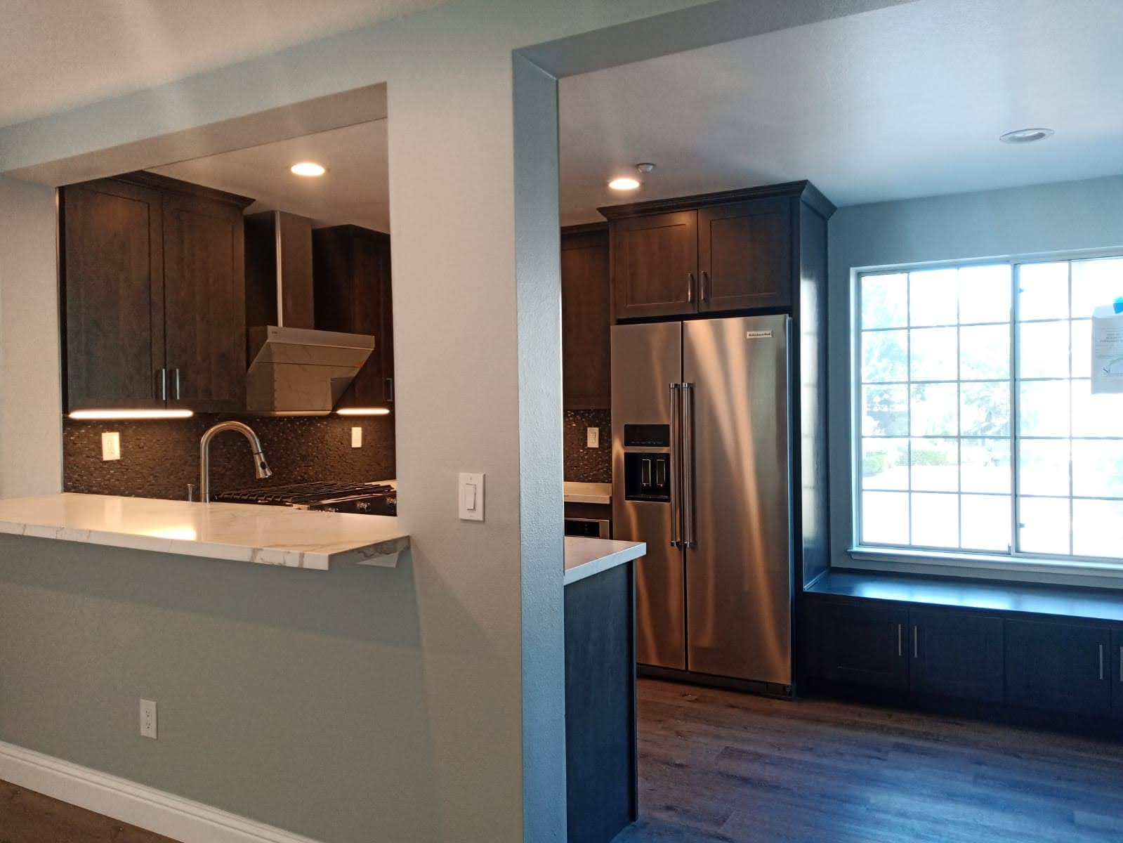 Modern dark kitchen