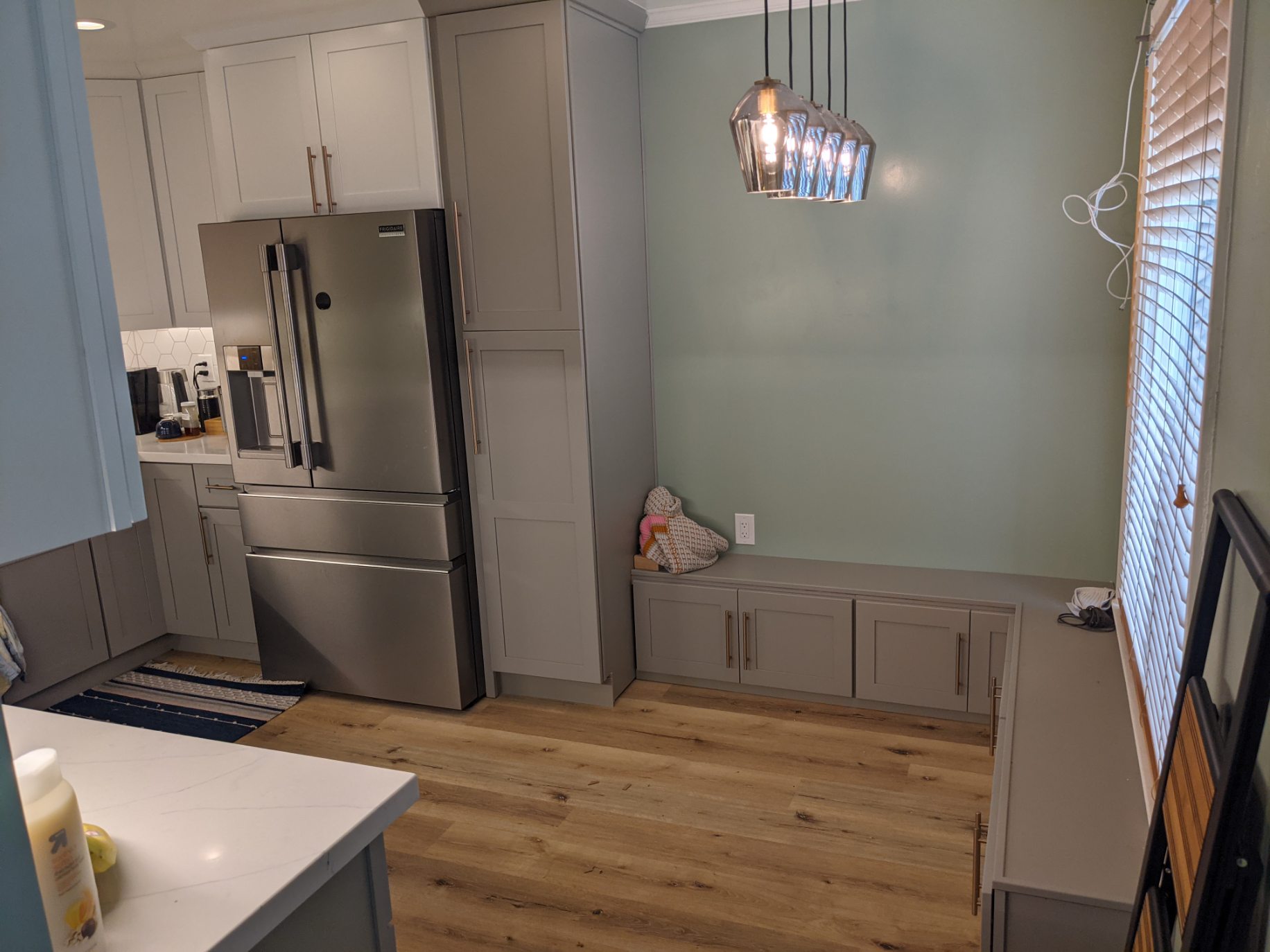 Open concept kitchen